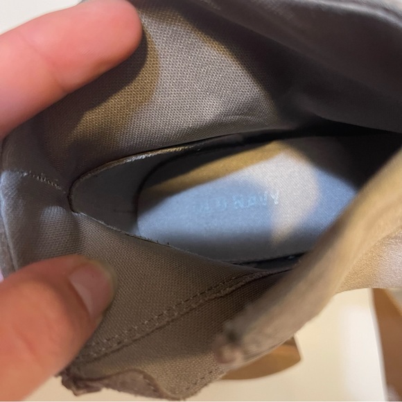 Old Navy Gray Faux Leather 2" Heel Booties - Picture 8 of 10